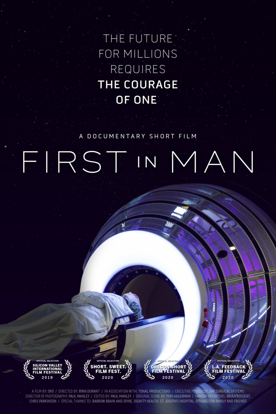 First in Man Documentary Film Poster